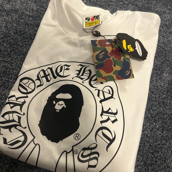 Chrome Hearts White Tee with Graphic Print - Picture 3 of 5